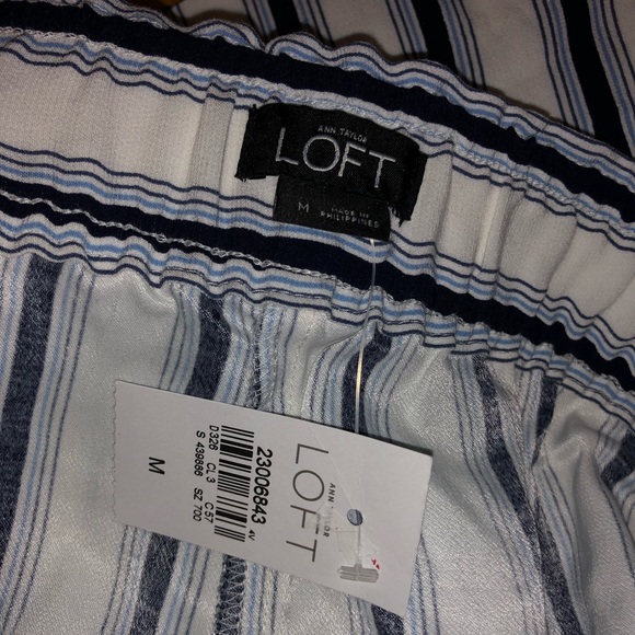 NWT: Loft striped pants - Picture 3 of 3